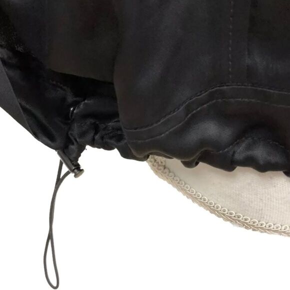 Zara - Oversized Satin Blouse Short Sleeve Shirt Cropped Drawstring - size XS-S - Picture 11 of 11